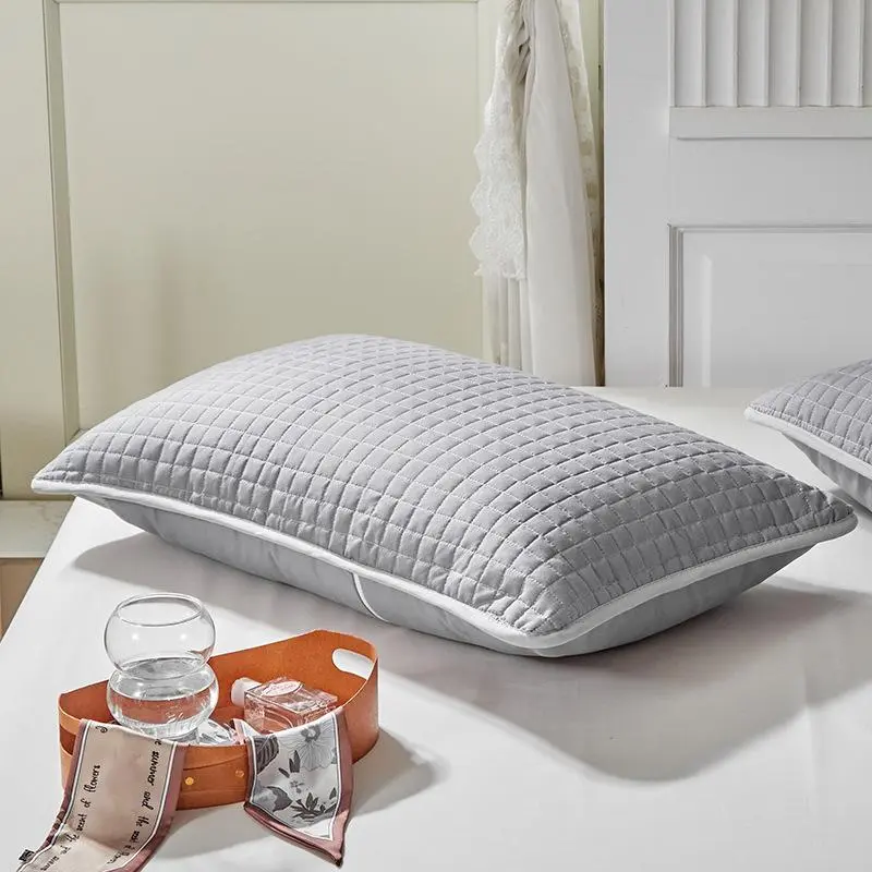 Pure Cotton Pillowcase, Pillow Core Protective Cover, Breathable and Sweat Proof Pillowcase