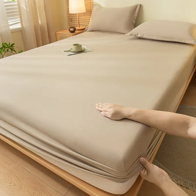1PC Warm Fitted Sheet Elastic Mattress Cover Bed Cover Full Set Winter Soft Family Double Bed Bedding 150/160/180x200cm