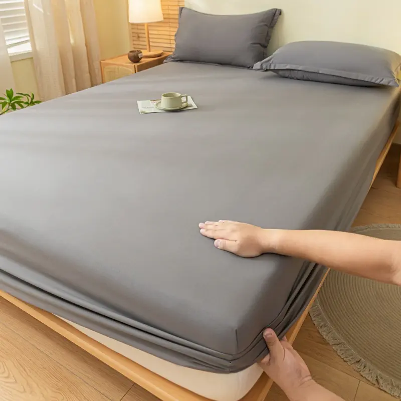 1PC Warm Fitted Sheet Elastic Mattress Cover Bed Cover Full Set Winter Soft Family Double Bed Bedding 150/160/180x200cm