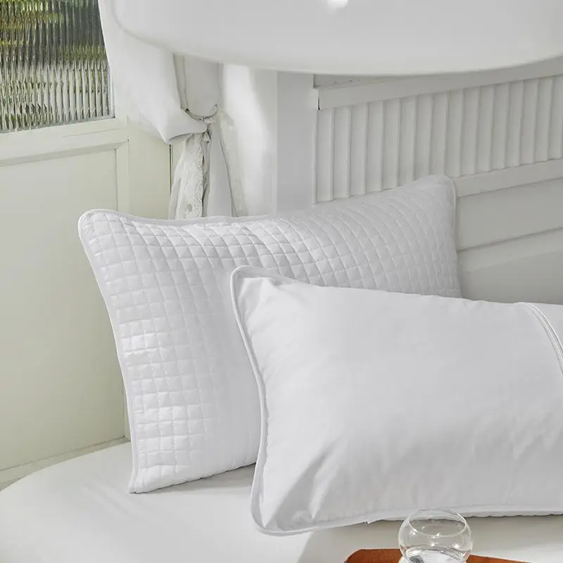 Pure Cotton Pillowcase, Pillow Core Protective Cover, Breathable and Sweat Proof Pillowcase