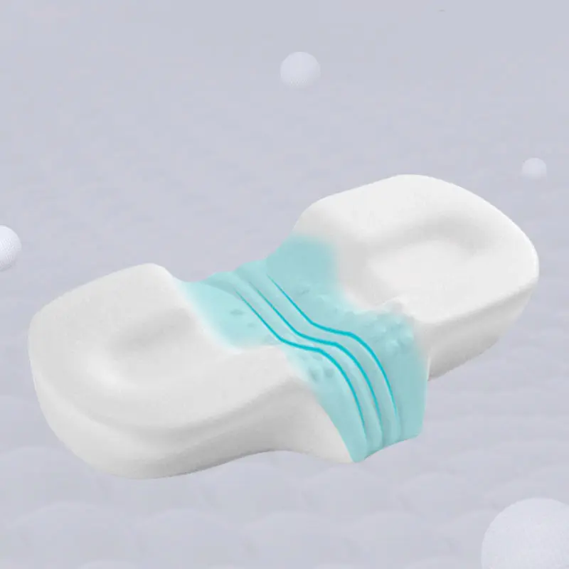 Butterfly-shaped Memory Foam Cervical Health Care Pillow Cervical Reverse Traction Therapy Pillow Soft Neck Orthopaedic Pillows