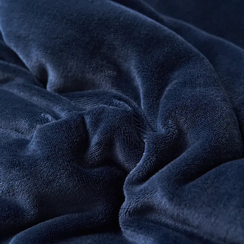 Imitation Lambswool Autumn Winter Warm Blanket Mechanical Wash Double Layer Queen Blankets for Beds Super Soft Plush Comfortable