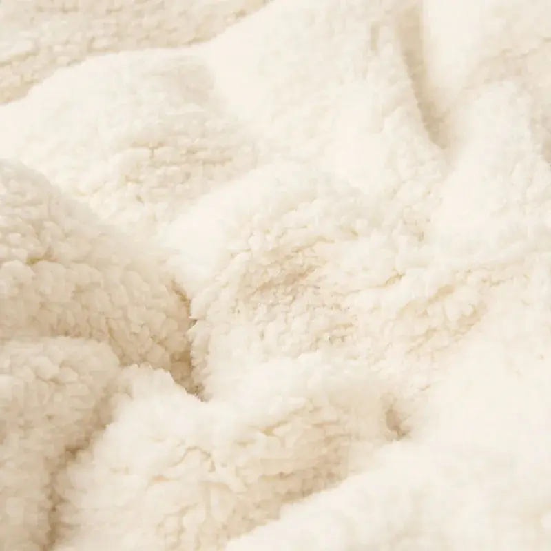 Imitation Lambswool Autumn Winter Warm Blanket Mechanical Wash Double Layer Queen Blankets for Beds Super Soft Plush Comfortable