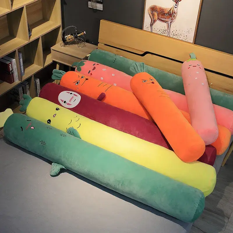 Lovely Cartoon Cylindrical Long Pillow Detachable Washable Side Sleeping Body Pillows Soft Pregnancy Sleep Leg Gripper Pillows