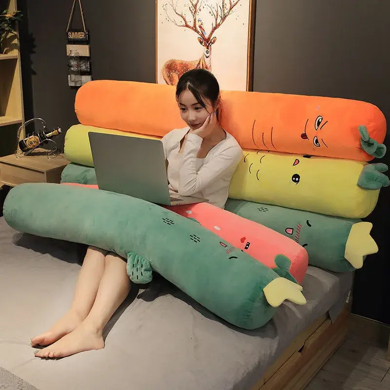 Lovely Cartoon Cylindrical Long Pillow Detachable Washable Side Sleeping Body Pillows Soft Pregnancy Sleep Leg Gripper Pillows