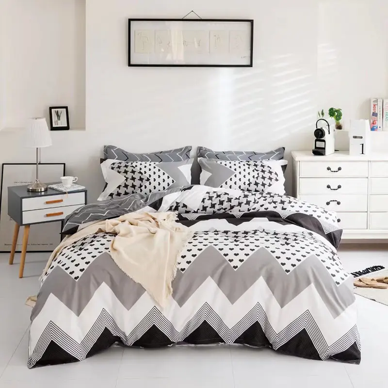 2025 New 3D Digital Printed Duvet Cover Set Romantic Starry Skincare Bedding Sets for Home Single Double Bed Comforter Cover Kit