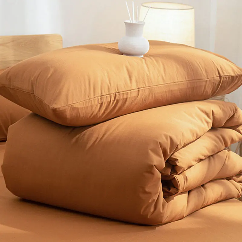 High Quality 100% Cotton Soft Bedding Sets Skin Friendly Cozy Single Double Bed Liners Comforter Set for Adults and Children