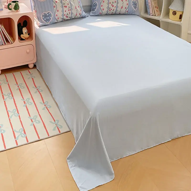 Girl Style Floral Printed Cotton Quilt Cover Sets Washed Breathable and Soft Bedsheet Queen/king Double Single Bed Bedclothes