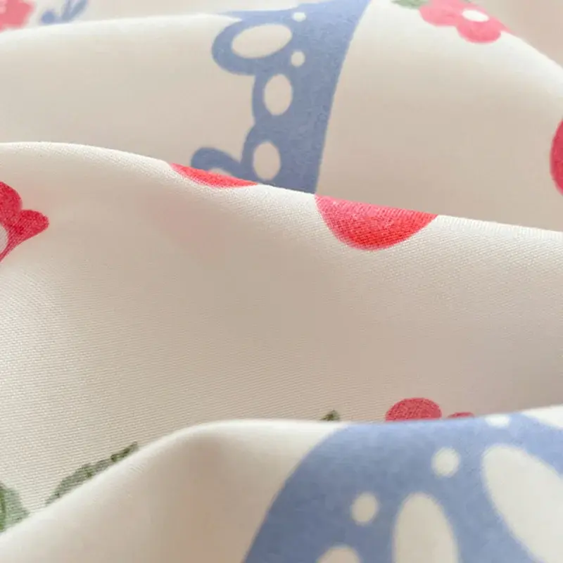 Girl Style Floral Printed Cotton Quilt Cover Sets Washed Breathable and Soft Bedsheet Queen/king Double Single Bed Bedclothes