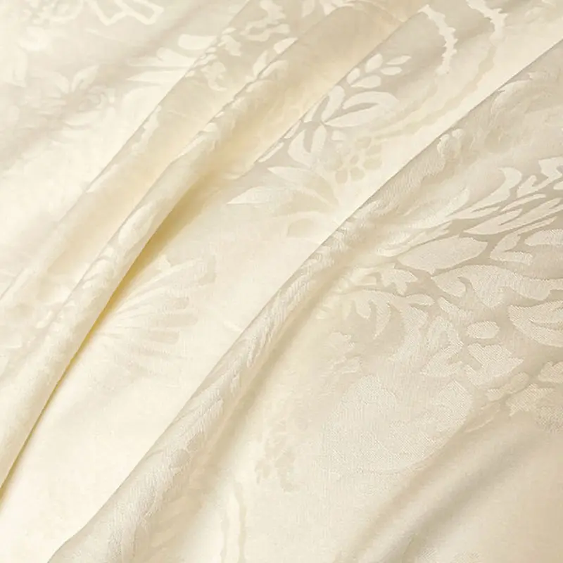 60S High-End Silk Jacquard Bedding Sets Summer Wash Ice Silk Sleeping Naked Quilt Cover Set Twin Full King Size Bedroom Decor
