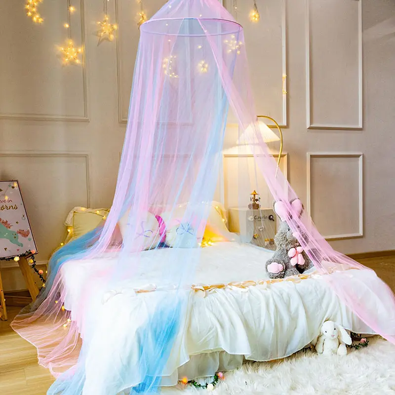 Simple Hanging Mosquito Nets with Hooks Universal Size Bed Curtain Without Installation Indoor Outdoor Mosquito Proof Tent Net