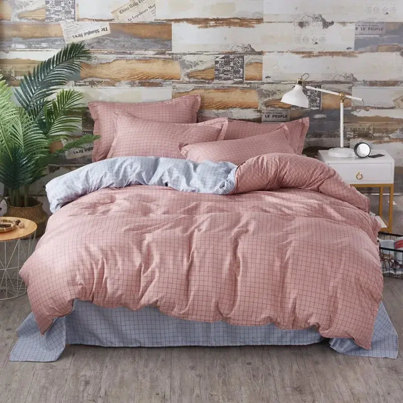 Simple Printed Queen Duvet Cover Set King Size Lovely Single Double Blanket Comforter Covers King Quilt Cover and Pillowcase