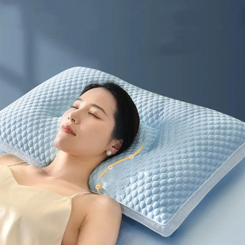 Ice Rayon Summer Cool Pillow Breathable Cooling Refreshing Sleeping Pillows Neck Cervical Spine Health Care Anti-mite Pillow