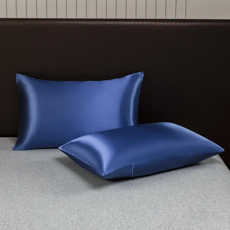 2025 New Ice Rayon Duvet Cover with Pillowcase Set Solid Color Satin Smooth Comforter Cover Single and Double Size Bedclothes