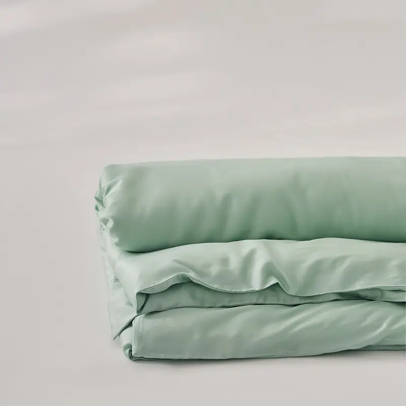 Luxury Lyocell Fiber Duvet Cover Solid Color Comforter/Quilt Cover Silky Queen Single Size Summer Home Bedding Cover 220*240cm