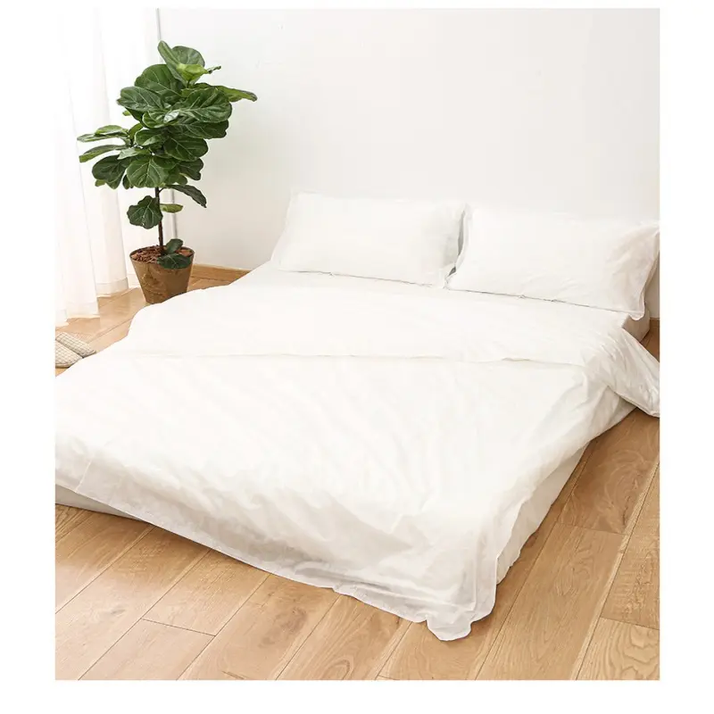 Disposable Bed Sets Non-Woven Fiber Dirty Proof Portable Bedding For Travel Hotel Business Isolation Sheet Duvet Cover Pillowcas