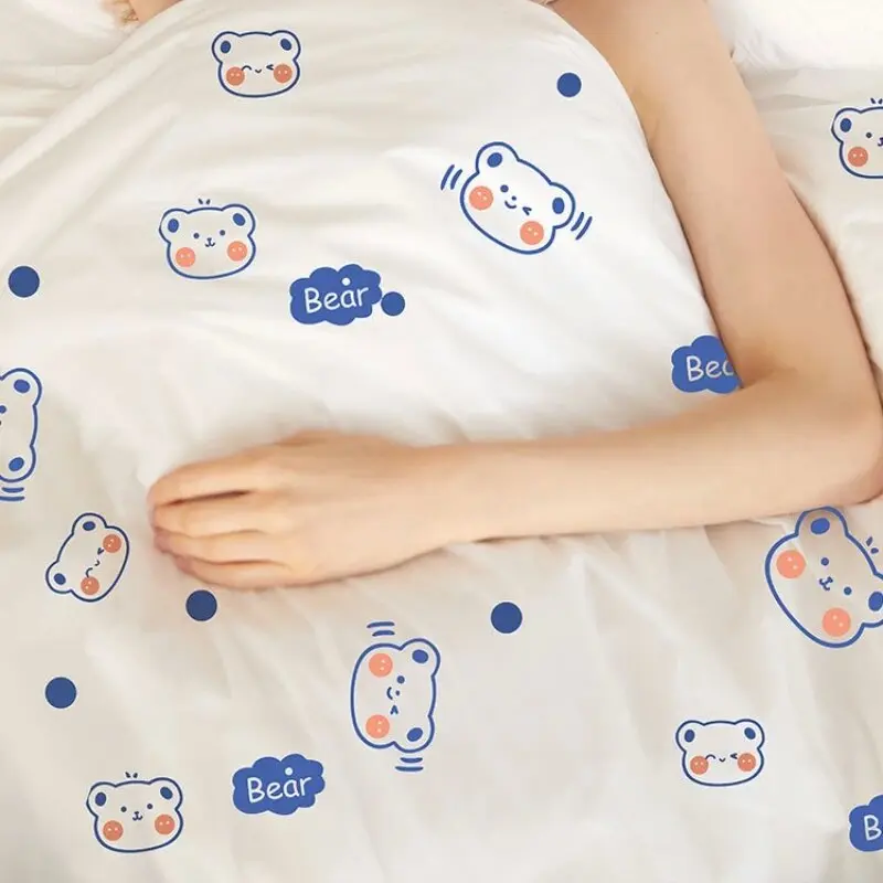 Disposable Bed Sets Non-Woven Fiber Dirty Proof Portable Bedding For Travel Hotel Business Isolation Sheet Duvet Cover Pillowcas
