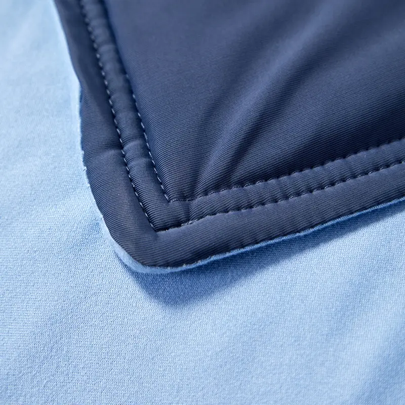 Blue Cooling Summer Quilt,Lightweight Air Condition Comforter,Double Side Cold Blanket For Home 150*200cm Thin Quilt