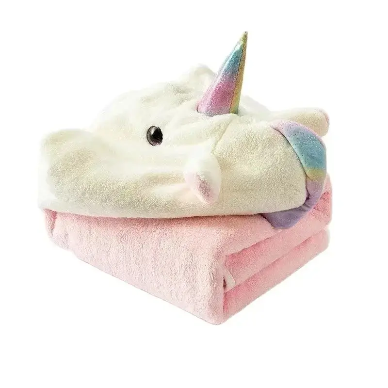 Cotton Child Robe Bath Towel Cartoon Hoodies Cloak for Children Boys Girls Beach Towels Bath Blanket Absorbent Infant Bathrobe