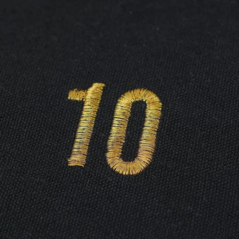 Black Hanging Storage Bag With Golden Embroidered Arabic Numerals,Christmas Countdown Calendar With Storage Pockets Home Wall