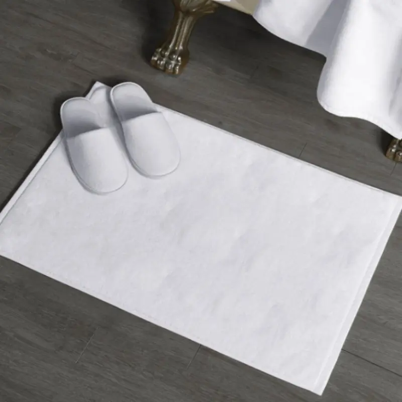 Grey Jacquard Floor Towel For Hotel Home,Foot Bathroom Mat,High Quality 100%Cotton Non-slip Water Uptake Bathtub Towels 50*80cm