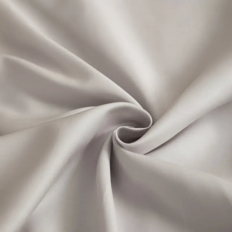 Plain Light Grey Fitted Sheet,100%Natural Lyocell Fiber,Queen Size Mattress Cover,Silky Home Hotel Man Bed Linens,NO PILLOWCASE