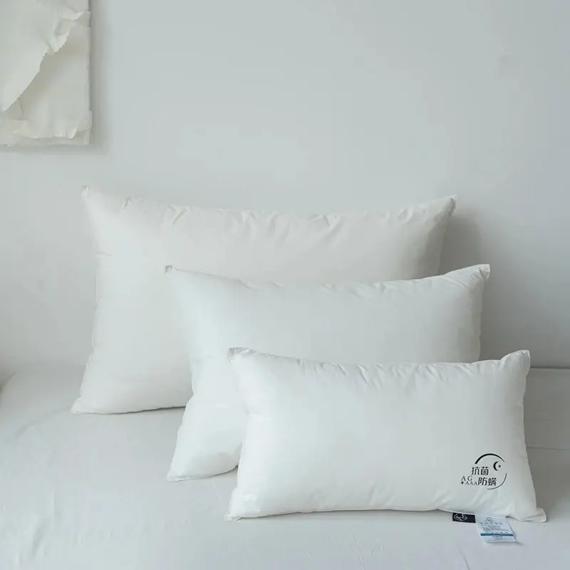 Home Cotton Sleeping Pillow 40*60cm Filling By Polyester Fiber Japan&Korean White Neck Health Bed Pillows 40x60cm For Single