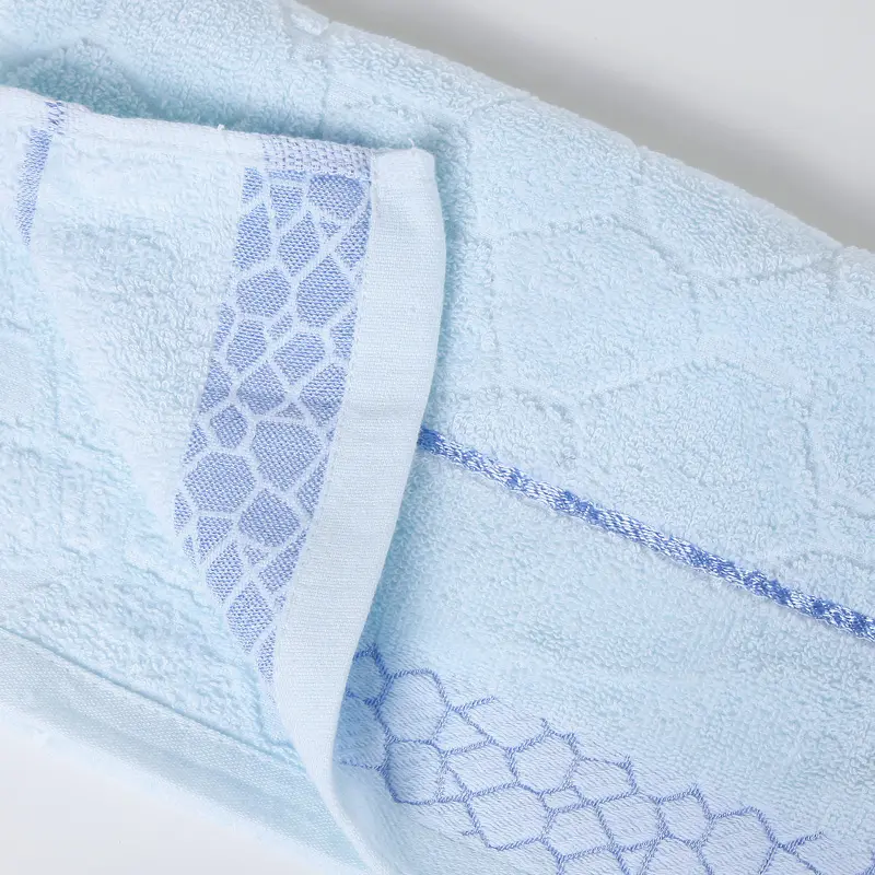 1/2pcs 34*75cm 100%Cotton Face Hand Towels Soft Water Absorbsent Washcloth Solid Pink Blue Universal Home Hotel Bathroom Textile