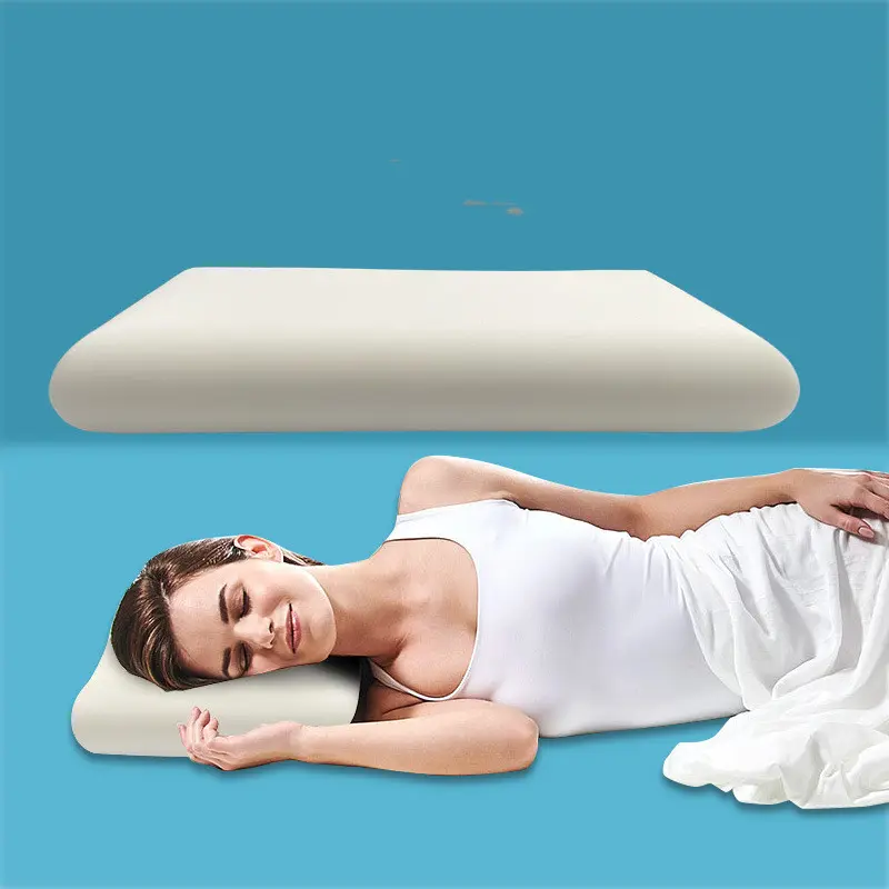 Zero Pressure Cervical Memory Foam Sleeping Pillow Neck Health Care Support Pillows For Home Hotel Adult grey 40*70cm Pillows