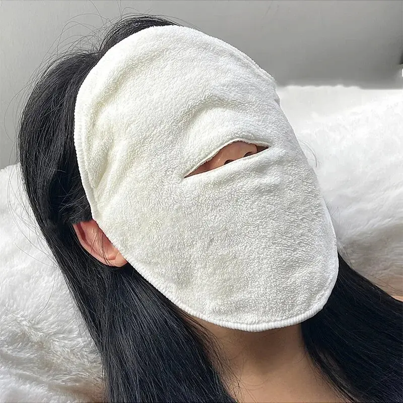 Women Skin Care Towel Hot/Wet Compress Mask Steamed Face Towel Opens Skin Pore Clean Compress Thicken Beauty Facial Care Tools