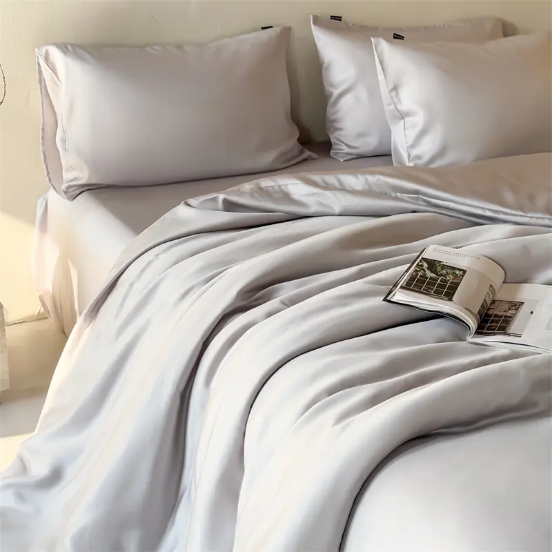 Lyocell Duvet Cover,Luxury Silky Ten cel Quilt Cover,Summer Cooling Bedding Home Men Bed Linens 200*230/79*90in Breathable Soft
