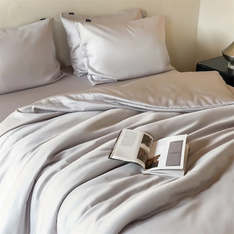 Lyocell Duvet Cover,Luxury Silky Ten cel Quilt Cover,Summer Cooling Bedding Home Men Bed Linens 200*230/79*90in Breathable Soft