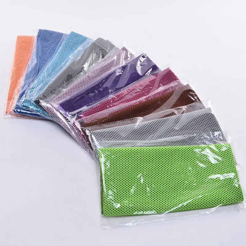 1pc 30*90cm Cool Sports Towels Polyester Fiber Ice Cooling outdoor Towel Fitness Gym Running Quickly Dry Cold Towel Random Color