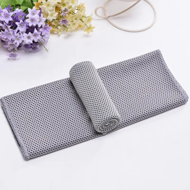 1pc 30*90cm Cool Sports Towels Polyester Fiber Ice Cooling outdoor Towel Fitness Gym Running Quickly Dry Cold Towel Random Color