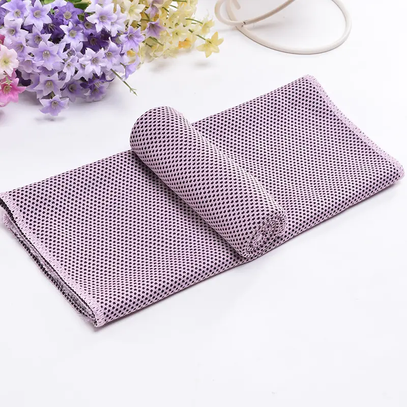 1pc 30*90cm Cool Sports Towels Polyester Fiber Ice Cooling outdoor Towel Fitness Gym Running Quickly Dry Cold Towel Random Color
