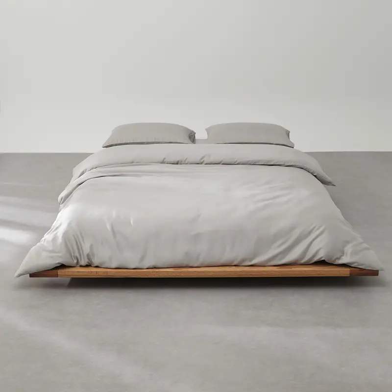 1pc Solid Silky Bed Linens,Smooth Duvet Cover For Single Couple King Queen Double Full Skin-Friendly Eucalyptus Lyoell Fiber
