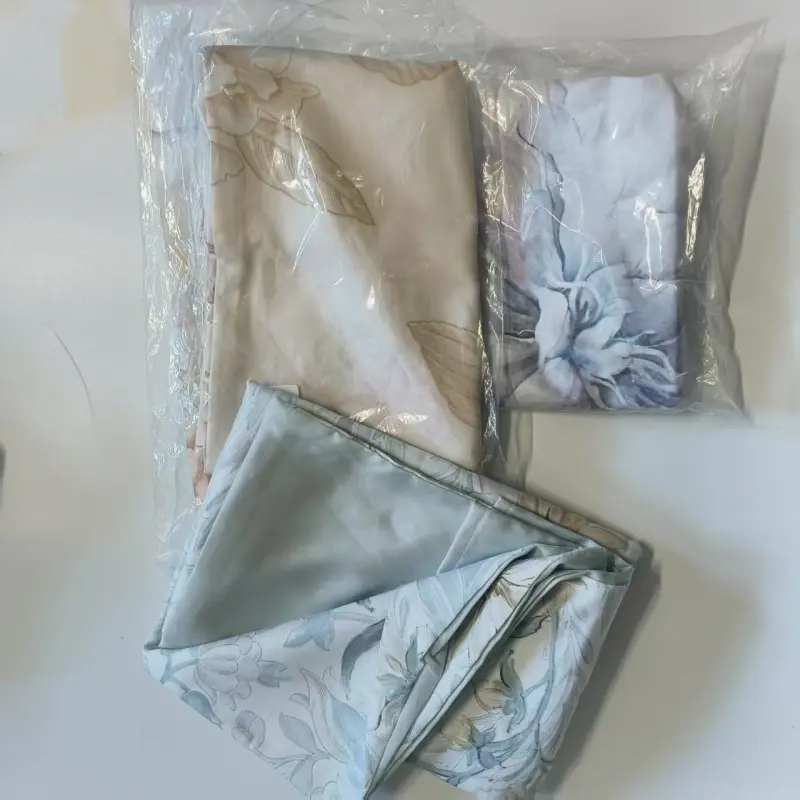 1pc Ramdom Pattern Pillowcase,40s Lyocell Fiber,Fresh Flower Printing Pillow Cover For Kids Adult,Soft Breathable 55*75cm