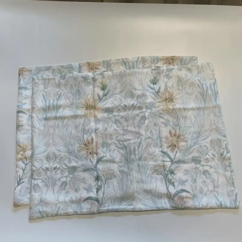 1pc Ramdom Pattern Pillowcase,40s Lyocell Fiber,Fresh Flower Printing Pillow Cover For Kids Adult,Soft Breathable 55*75cm
