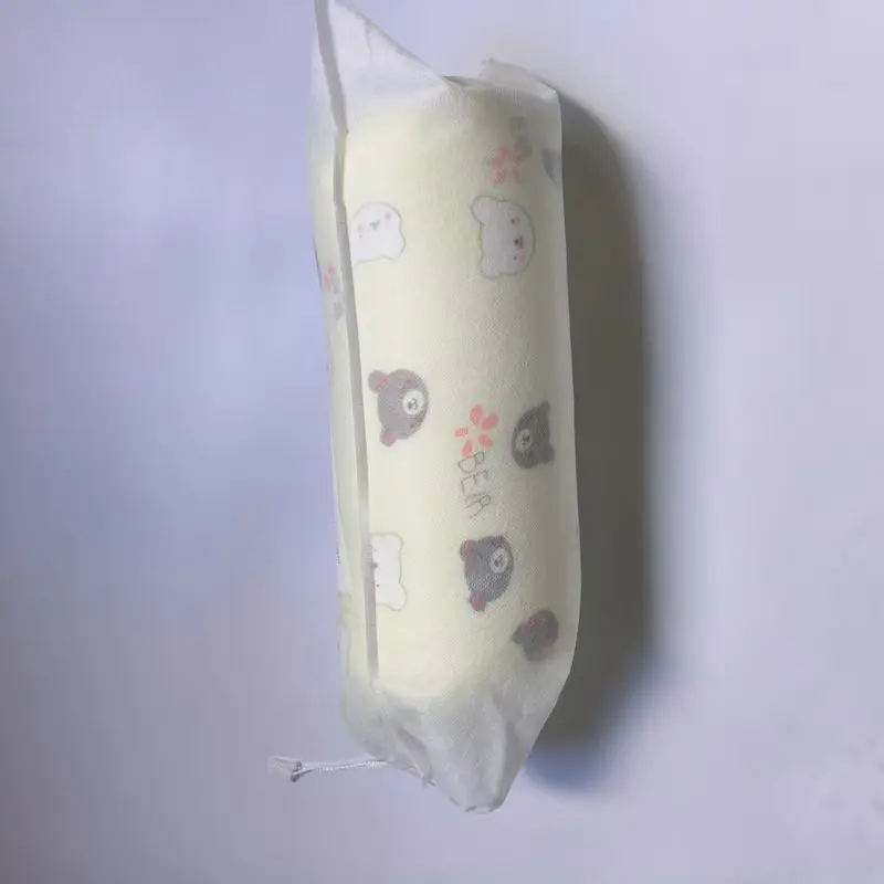 1pc Cute Bear Memory Foam Pillow Knitted Cotton Face Slow Rebound Sleeping Neck Cervical Health Care Pillows 30*50cm Boy Girl