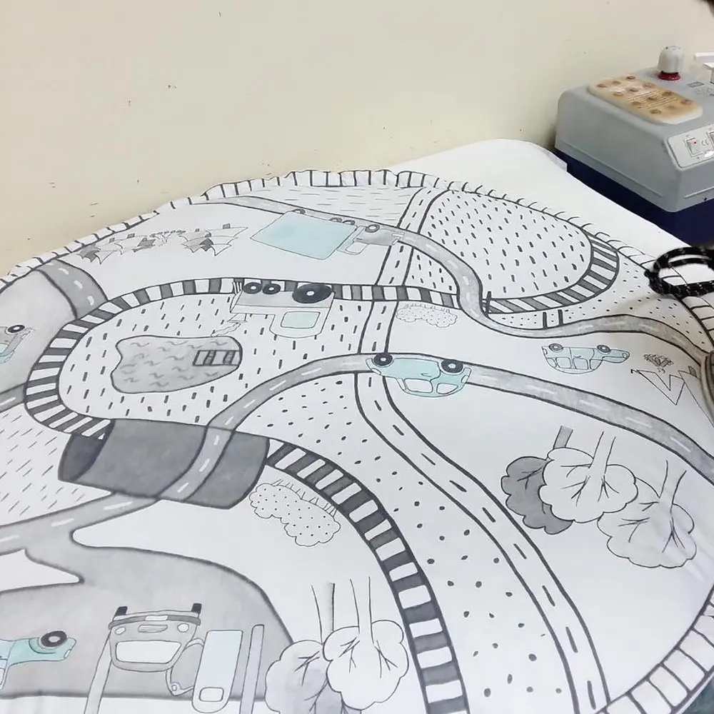 Kids Play Mat 100%Cotton 90*90cm New Arrived Baby Game Carpet Baby Soft Sleeping Mat for Floor