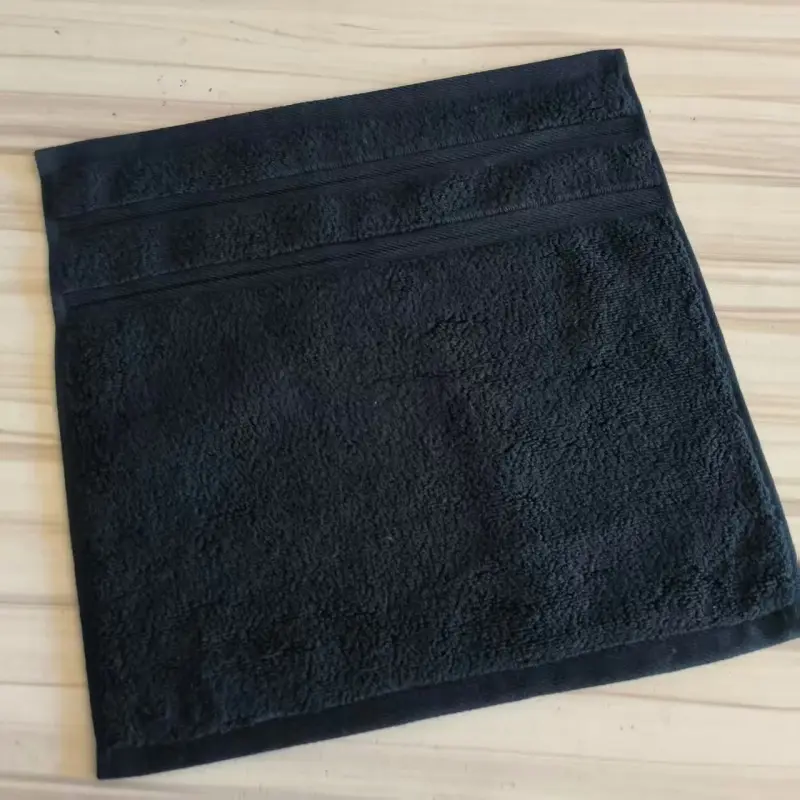 3pcs Black Towel Bundle Set,100%Cotton Hand+Face+70*140cm Shower/Bath Towel,Home Hotel Adults Man Soft Absorbent Washclothes