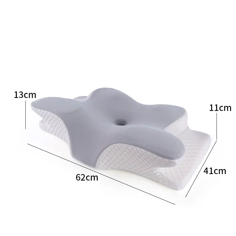 Memory Foam Pillows Butterfly Shape Relaxing Cervical Slow Rebound Neck Pillow Pain Relief Sleeping Orthopedic Pillow Beding