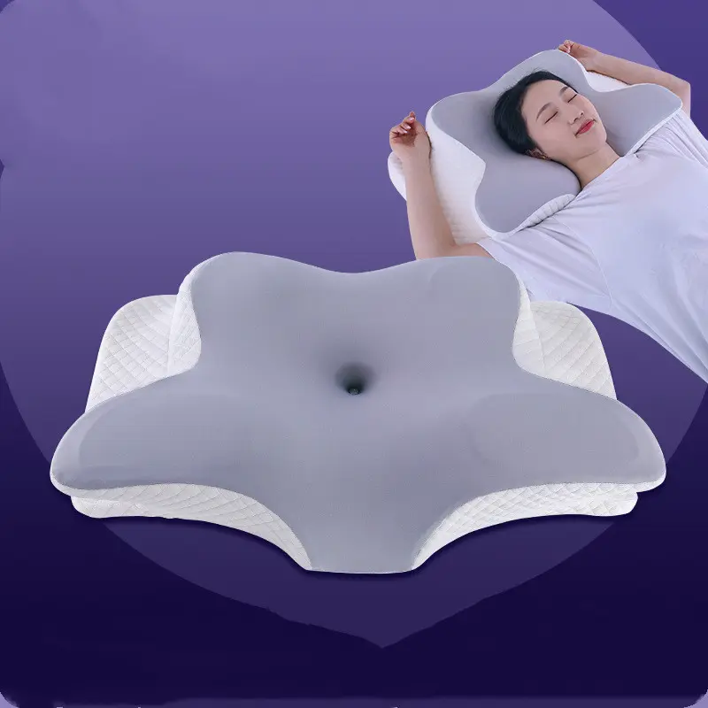 Memory Foam Pillows Butterfly Shape Relaxing Cervical Slow Rebound Neck Pillow Pain Relief Sleeping Orthopedic Pillow Beding