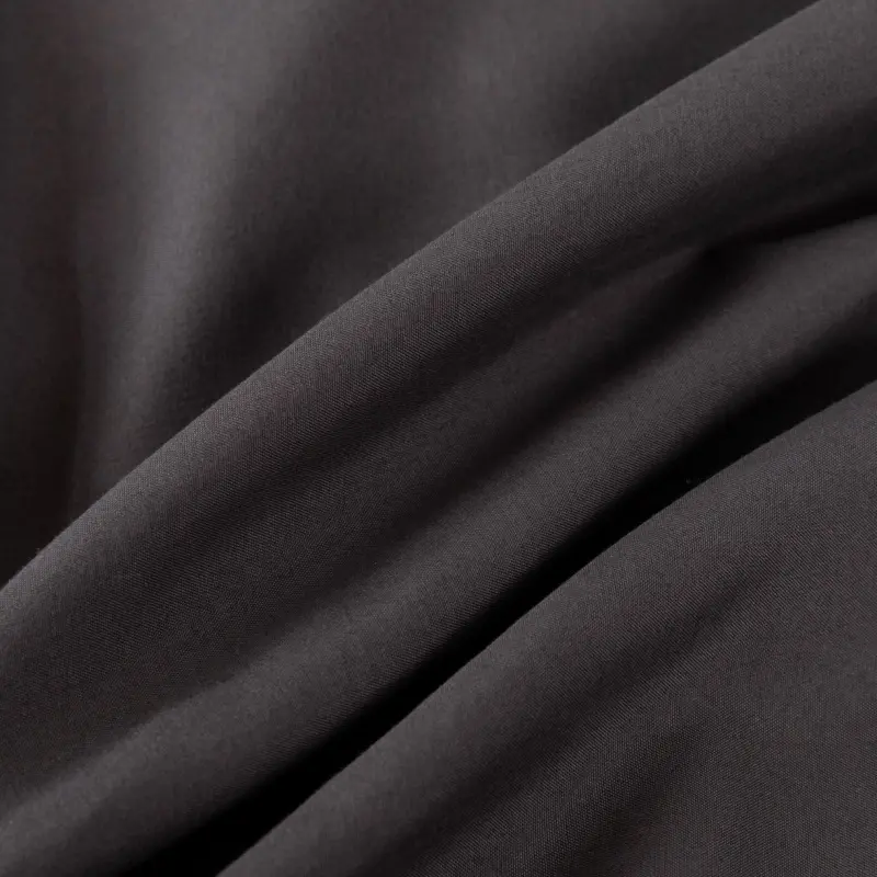 Solid Soft Washed Cotton Fitted Sheet,US King 198*203*45cm,Deep Height,Dark Grey Mattress Cover with Elastic Band Bed Linens