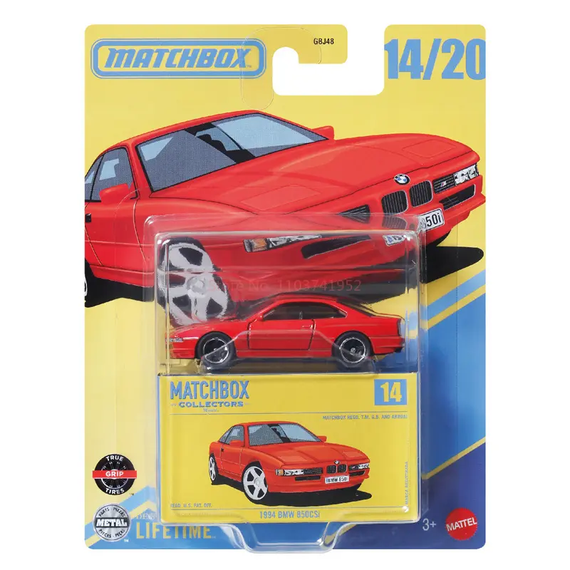 New Matchbox Collectors GBJ48 1/64 1959 COUPE DE VILLR 1990 ACCORO CB 1994 850CSI Diecast Alloy Car Model Birthday Gifts Toys