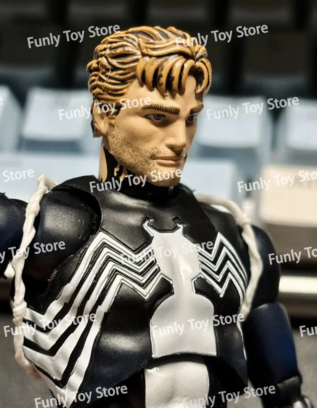 In Stock Ct Toys Spiderman Figure Mafex 147 Symbiotic Black Suit Venom The Amazing Spider-man Anime Action Figure Gifts Toys