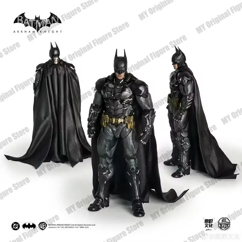 Original LPZZ Toys Arkham Knight Figure V8.04 Suit Batman Action Figures 1/12 002 Deathstroke DC Multiverse Superman Statue
