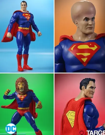 Punchers Superman cyborg (Kingdom Come) STRANGE LIVES 7in Figure with Comic Action Figure Toys