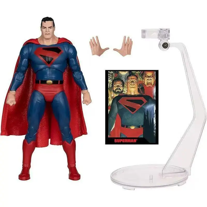Punchers Superman cyborg (Kingdom Come) STRANGE LIVES 7in Figure with Comic Action Figure Toys