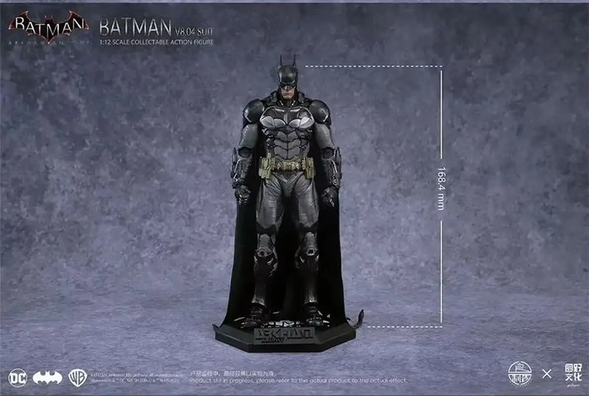 Original LPZZ Toys Arkham Knight Figure V8.04 Suit Batman Action Figures 1/12 002 Deathstroke DC Multiverse Superman Statue